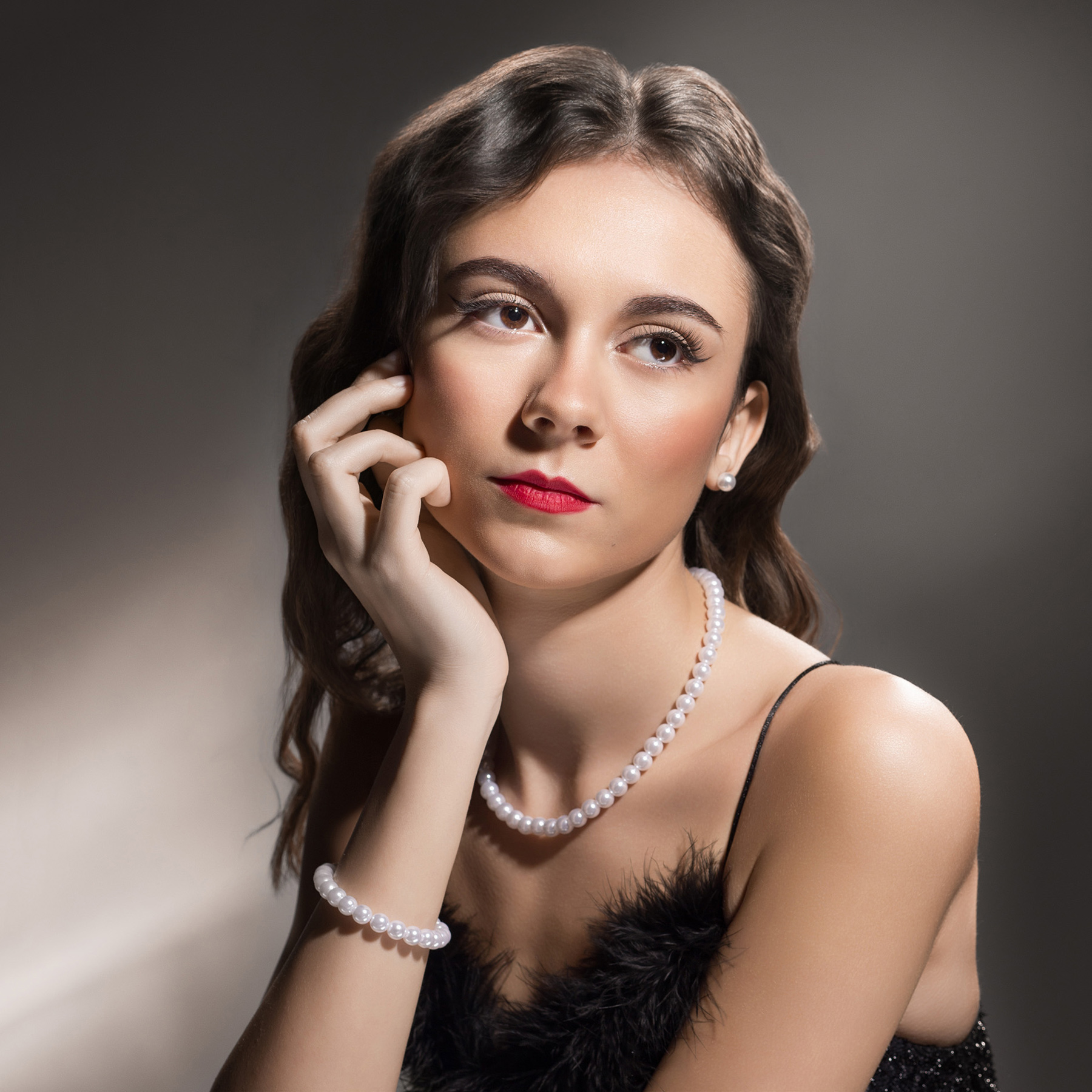 Classical glamour portrét